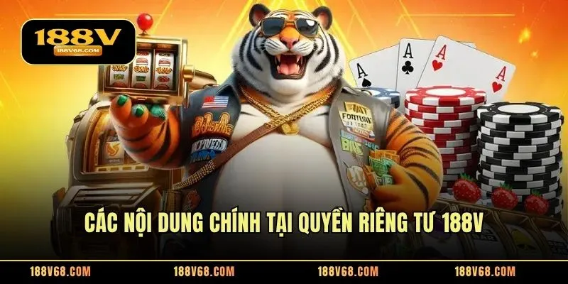 Các nội dung chính tại quyền riêng tư 188V